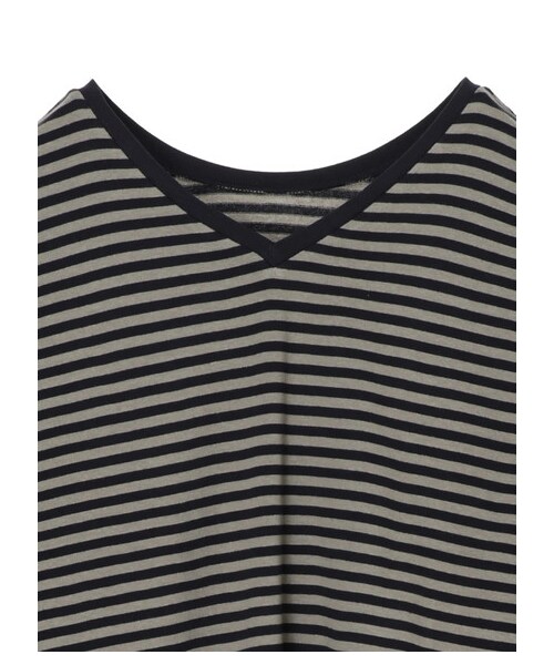 AMERICAN HOLIC(アメリカンホリック)の「【Special Price】2WAY衿リブカットプルオーバー(トップス・チャコールグレー/グレーベージュ/ボーダーネイビー/ボーダーグレー/ボーダーブラック・M/L)」の16枚目の写真