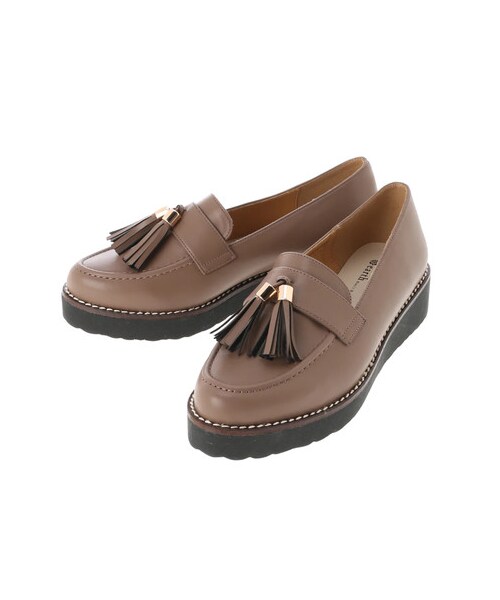 earth music&ecology(アースミュージックアンドエコロジー)の「ORiental TRaffic 厚底タッセルローファー(シューズ・ブラック/ベージュ/ブラウン・35/36/37/38/39)」の13枚目の写真