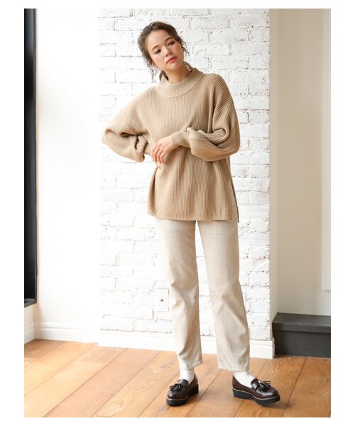 earth music&ecology(アースミュージックアンドエコロジー)の「ORiental TRaffic 厚底タッセルローファー(シューズ・ブラック/ベージュ/ブラウン・35/36/37/38/39)」の2枚目の写真