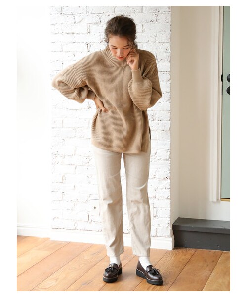 earth music&ecology(アースミュージックアンドエコロジー)の「ORiental TRaffic 厚底タッセルローファー(シューズ・ブラック/ベージュ/ブラウン・35/36/37/38/39)」の3枚目の写真