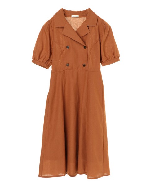 earth music&ecology（アースミュージックアンドエコロジー）の「【Special Price】ダブルブレストワンピース（ワンピース/ドレス・ベージュ/ブリックレッド/キャメル・F）」の15枚目の写真
