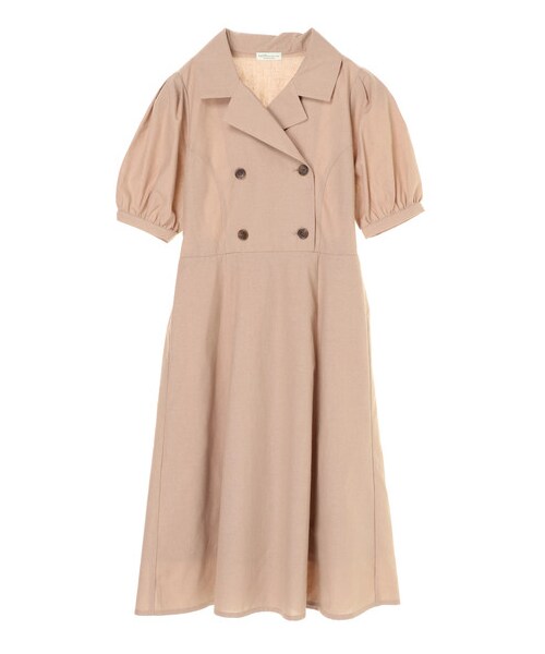 earth music&ecology（アースミュージックアンドエコロジー）の「【Special Price】ダブルブレストワンピース（ワンピース/ドレス・ベージュ/ブリックレッド/キャメル・F）」の13枚目の写真