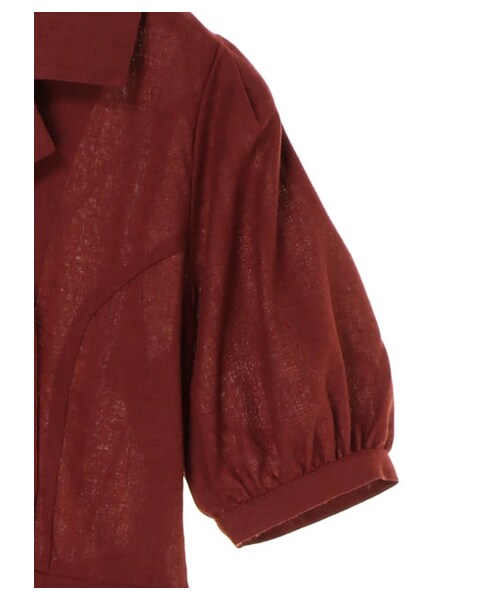 earth music&ecology（アースミュージックアンドエコロジー）の「【Special Price】ダブルブレストワンピース（ワンピース/ドレス・ベージュ/ブリックレッド/キャメル・F）」の11枚目の写真