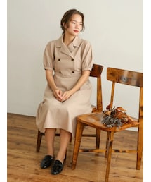 earth music&ecology | 【Special Price】ダブルブレストワンピース(ワンピース/ドレス)