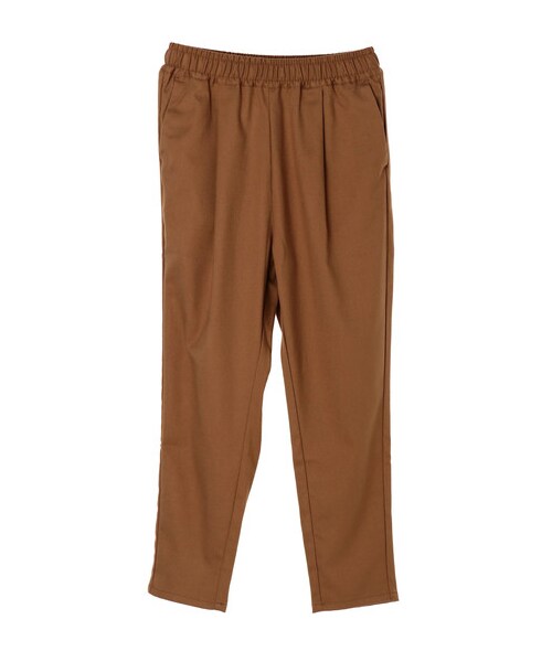 earth music&ecology(アースミュージックアンドエコロジー)の「【Special Price】T/Rテーパードパンツ(パンツ・チャコールグレー/ブラック/キャメル/ストライプネイビー・M/L)」の8枚目の写真