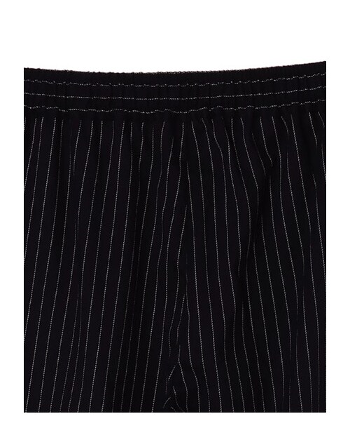 earth music&ecology(アースミュージックアンドエコロジー)の「【Special Price】T/Rテーパードパンツ(パンツ・チャコールグレー/ブラック/キャメル/ストライプネイビー・M/L)」の2枚目の写真