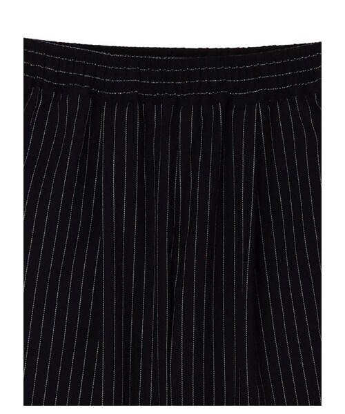 earth music&ecology(アースミュージックアンドエコロジー)の「【Special Price】T/Rテーパードパンツ(パンツ・チャコールグレー/ブラック/キャメル/ストライプネイビー・M/L)」の5枚目の写真