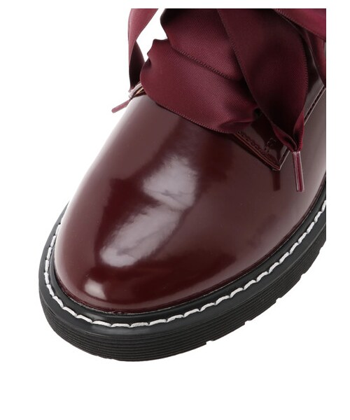 earth music&ecology（アースミュージックアンドエコロジー）の「ORiental TRaffic レースアップシューズ（シューズ・ブラック/ボルドー・S/M/L）」の7枚目の写真