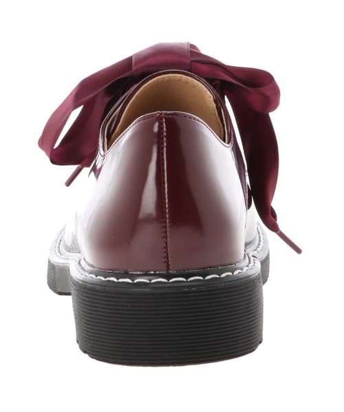 earth music&ecology（アースミュージックアンドエコロジー）の「ORiental TRaffic レースアップシューズ（シューズ・ブラック/ボルドー・S/M/L）」の5枚目の写真