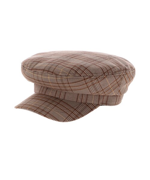 earth music&ecology（アースミュージックアンドエコロジー）の「【Special Price】チェックマリンキャップ（帽子・チェックブラウン/チェックブラック・F）」の11枚目の写真