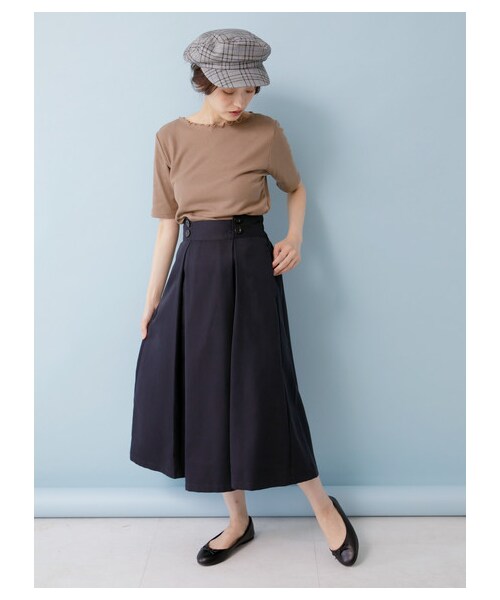 earth music&ecology（アースミュージックアンドエコロジー）の「【Special Price】チェックマリンキャップ（帽子・チェックブラウン/チェックブラック・F）」の3枚目の写真