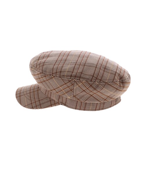 earth music&ecology（アースミュージックアンドエコロジー）の「【Special Price】チェックマリンキャップ（帽子・チェックブラウン/チェックブラック・F）」の7枚目の写真