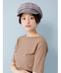 earth music&ecology | 【Special Price】チェックマリンキャップ(帽子)