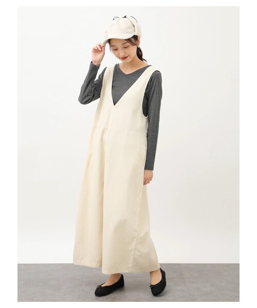 earth music&ecology（アースミュージックアンドエコロジー）の「Lee×eathボアキャップ（帽子・アイボリー/ピンク/ブラウン・F）」の4枚目の写真