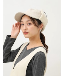 earth music&ecology | Lee×eathボアキャップ(帽子)