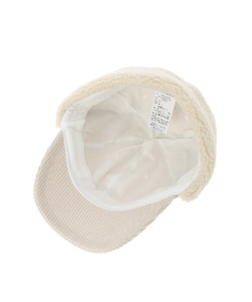 earth music&ecology（アースミュージックアンドエコロジー）の「Lee×eathボアキャップ（帽子・アイボリー/ピンク/ブラウン・F）」の13枚目の写真
