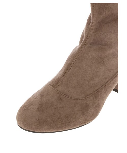 earth music&ecology（アースミュージックアンドエコロジー）の「ORiental TRaffic ストレッチブーツ（シューズ・ブラック/ベージュ・S/M/L）」の7枚目の写真