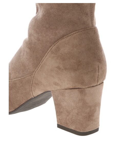 earth music&ecology（アースミュージックアンドエコロジー）の「ORiental TRaffic ストレッチブーツ（シューズ・ブラック/ベージュ・S/M/L）」の8枚目の写真