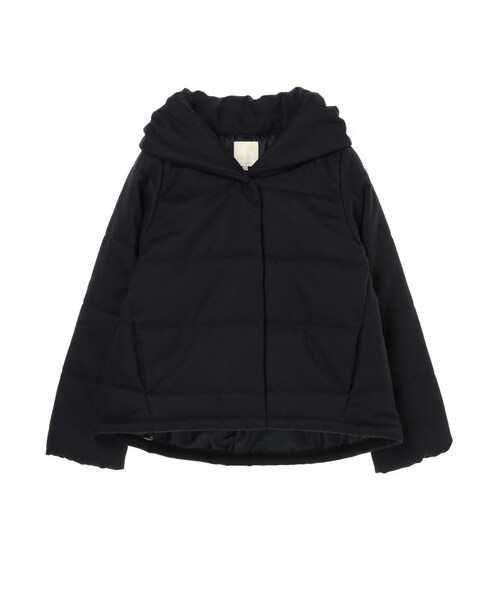 earth music&ecology（アースミュージックアンドエコロジー）の「【Special Price】ショールカラーショート中綿ブルゾン（ジャケット/アウター・ブラック/キャメル/ネイビー・M/L）」の21枚目の写真