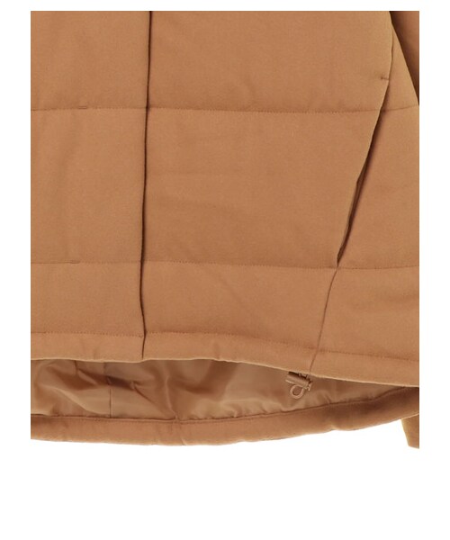 earth music&ecology（アースミュージックアンドエコロジー）の「【Special Price】ショールカラーショート中綿ブルゾン（ジャケット/アウター・ブラック/キャメル/ネイビー・M/L）」の17枚目の写真