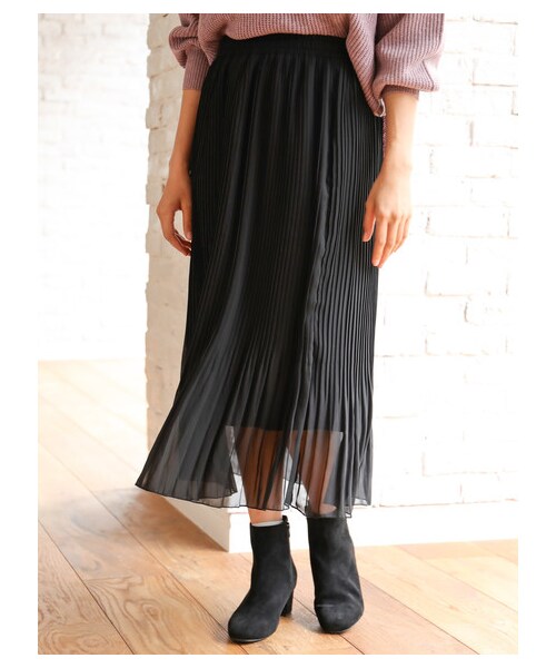 earth music&ecology（アースミュージックアンドエコロジー）の「ORiental TRaffic スクエアトゥブーツ（シューズ・ブラック/テラコッタ・S/M/L）」の4枚目の写真