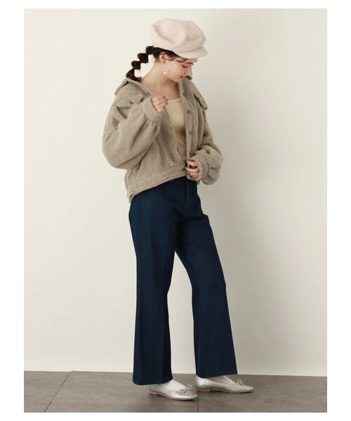 earth music&ecology（アースミュージックアンドエコロジー）の「【Special Price】フレアデニムパンツ（パンツ・インディゴ・M/L）」の3枚目の写真