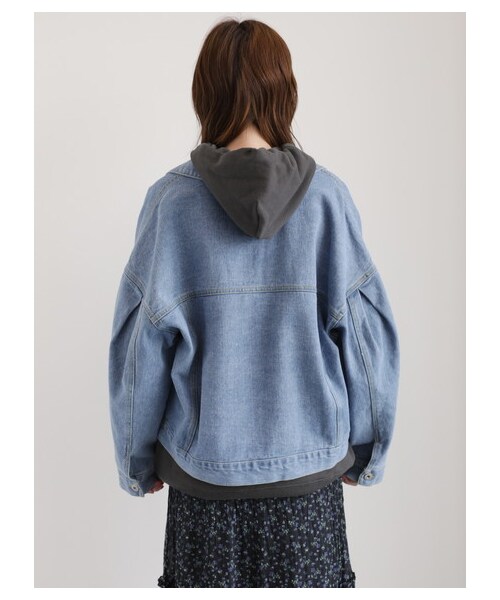 E hyphen world gallery（イーハイフンワールドギャラリー）の「【Special Price】Lee ウラケ ロゴパーカー（トップス・オフホワイト/杢グレー/チャコールグレー/ベージュ・F）」の7枚目の写真