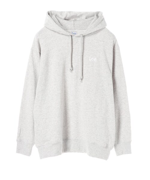 E hyphen world gallery（イーハイフンワールドギャラリー）の「【Special Price】Lee ウラケ ロゴパーカー（トップス・オフホワイト/杢グレー/チャコールグレー/ベージュ・F）」の14枚目の写真