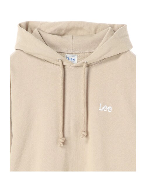 E hyphen world gallery（イーハイフンワールドギャラリー）の「【Special Price】Lee ウラケ ロゴパーカー（トップス・オフホワイト/杢グレー/チャコールグレー/ベージュ・F）」の17枚目の写真