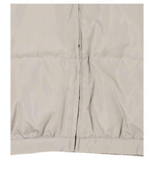 E hyphen world gallery（イーハイフンワールドギャラリー）の「中綿フードブルゾン2（ジャケット/アウター・ブラック/ライトベージュ/ライトグリーン/ライトパープル・F）」の11枚目の写真