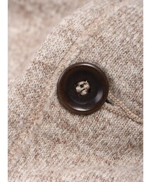 美品 45r HERITAGE かちかちラムのバインダーカーディガン 45R（フォーティファイブアール）の「HERITAGE かちかちラムの