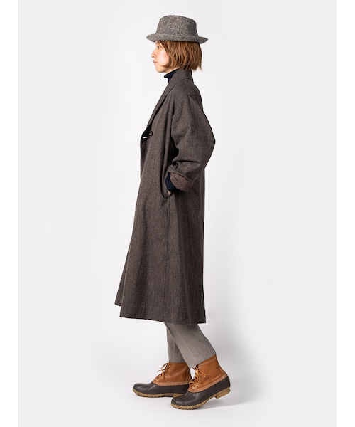 45R（フォーティファイブアール）の「カルゼコットンツイードのコート
