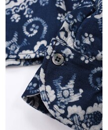 45R（フォーティファイブアール）の「納戸納戸デニムの抜染プリント