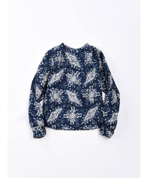 45R（フォーティファイブアール）の「納戸納戸デニムの抜染プリント