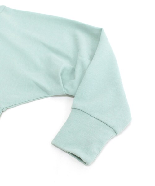 RNA-N（アールエヌエーエヌ）の「M1068 ダンボールニットスキッパートレーナー（トップス・レディース・ライトグレー/グレーブラウン/ミント）」の9枚目の写真