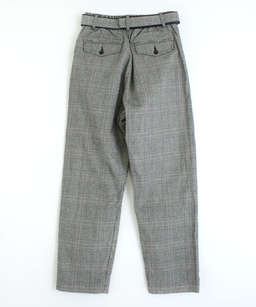 RNA-N（アールエヌエーエヌ）の「R3649 ヘビーツイルコットンチェックパンツ（パンツ・レディース・オフホワイトベース/ベージュベース/グリーンベース）」の10枚目の写真