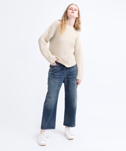 RNA-N（アールエヌエーエヌ）の「R3655 イージールーズデニム（パンツ・レディース・オールド加工）」の5枚目の写真