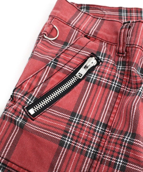 RNA（アールエヌエー）の「R3517 チェックzipスキニー（パンツ・レディース・ブルー系）」の11枚目の写真