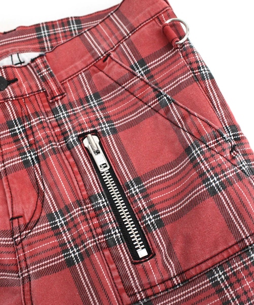 RNA（アールエヌエー）の「R3517 チェックzipスキニー（パンツ・レディース・ブルー系）」の10枚目の写真