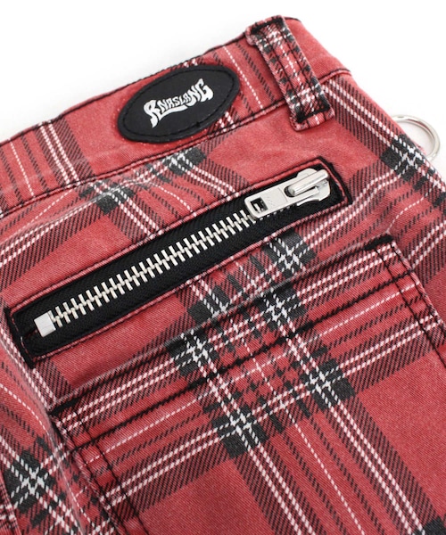 RNA（アールエヌエー）の「R3517 チェックzipスキニー（パンツ・レディース・ブルー系）」の13枚目の写真