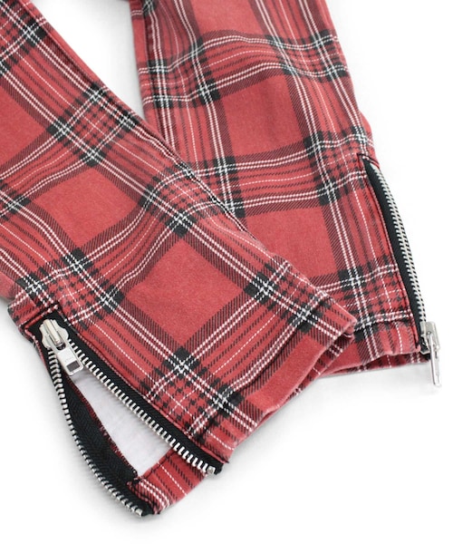 RNA（アールエヌエー）の「R3517 チェックzipスキニー（パンツ・レディース・ブルー系）」の12枚目の写真