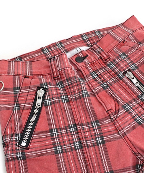 RNA（アールエヌエー）の「R3517 チェックzipスキニー（パンツ・レディース・ブルー系）」の8枚目の写真