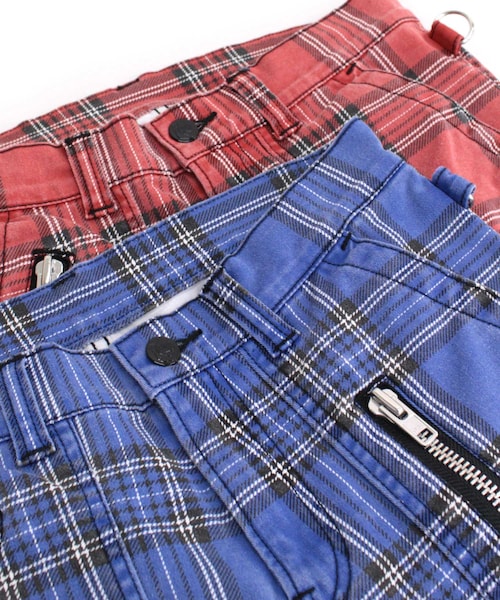 RNA（アールエヌエー）の「R3517 チェックzipスキニー（パンツ・レディース・ブルー系）」の14枚目の写真