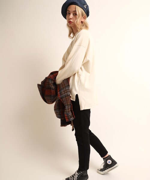 RNA（アールエヌエー）の「R3325 リラックスカラーパンツ（パンツ・レディース・ブラック）」の7枚目の写真