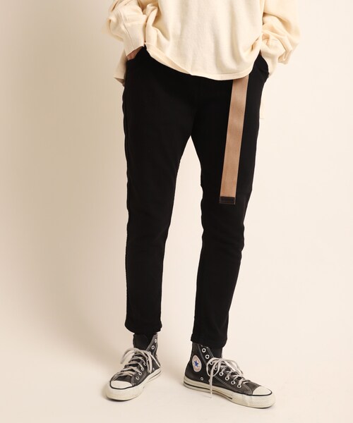 RNA（アールエヌエー）の「R3325 リラックスカラーパンツ（パンツ・レディース・ブラック）」の5枚目の写真