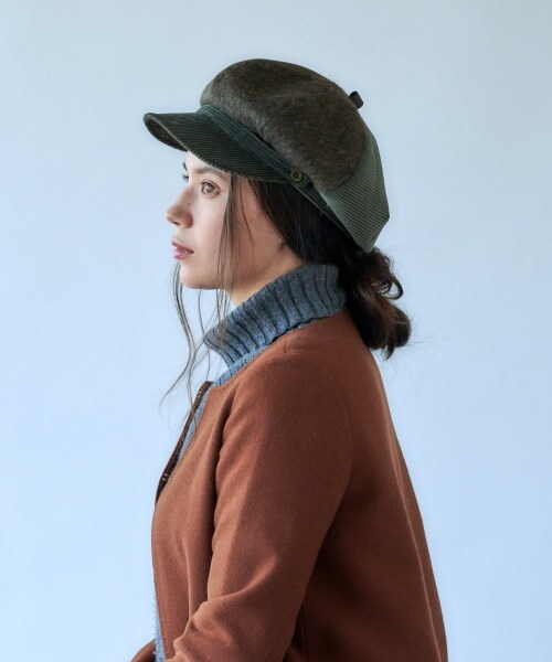 OVERRIDE(オーバーライド)の「override Patchy Baker Cap(帽子・レディース・OLIVE(51)/NAVY(71)/BROWN(91))」の12枚目の写真