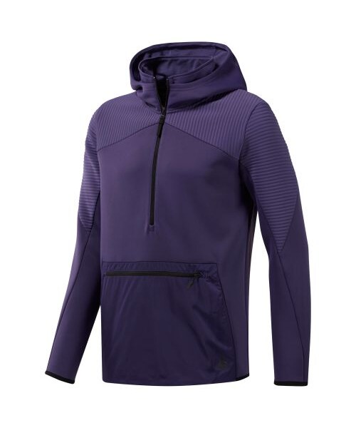 Reebok（リーボック）の「サーモウォーム デルタピーク コントロール フーディー / Thermowarm Deltapeak Control Hoodie（トップス・ミッドナイトインク(EC1001)・S/M/L）」の5枚目の写真