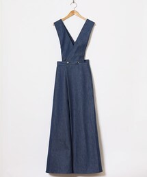 美品　JUN MIKAMI DENIM JUMPER SKIRT　ジュンミカミ JUN MIKAMI（ジュンミカミ）の「JUN MIKAMI DENIM JUMPER SKIRT