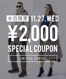 UNITED TOKYO | 11月27日限定\2,000クーポン(その他)