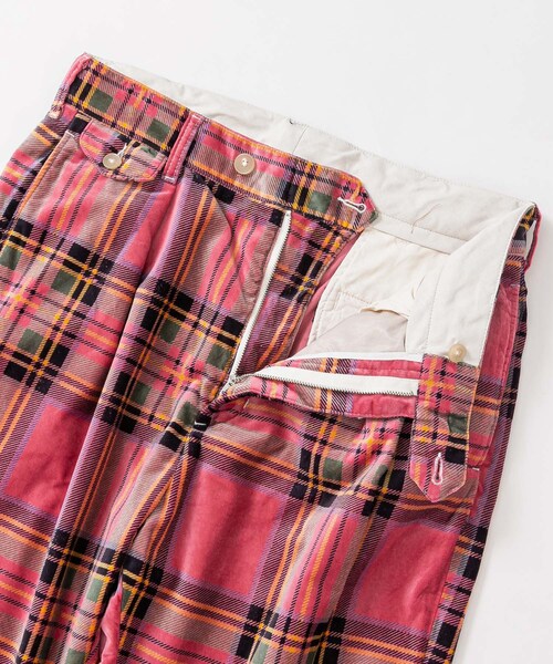 AiE(エーアイイー)の「AiE RLJ Pant -Plaid Velveteen()」 - WEAR AiE(エーアイイー)の「AiE RLJ Pant -Plaid Velveteen()」 - WEAR